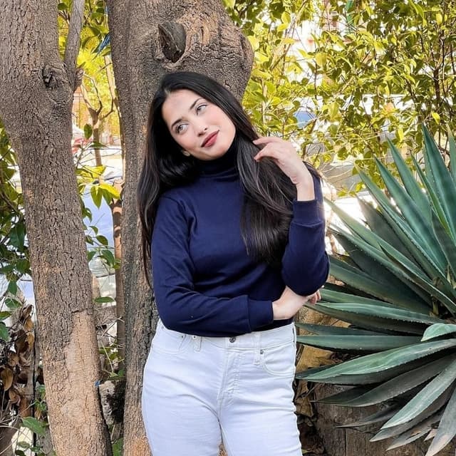 Navy Blue turtle neck