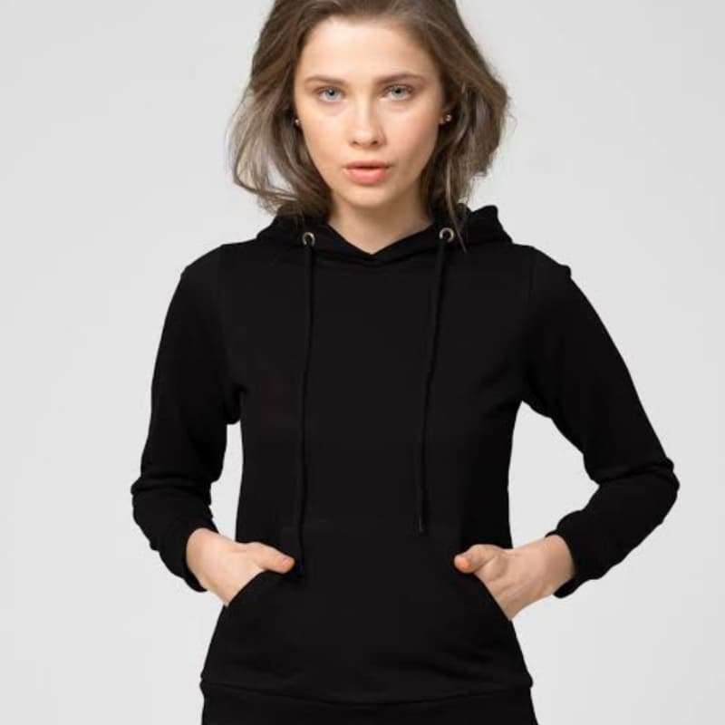 Basic Black Hoodie (Unisex)