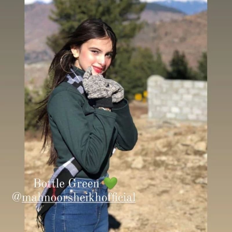 Bottle green Turtle neck